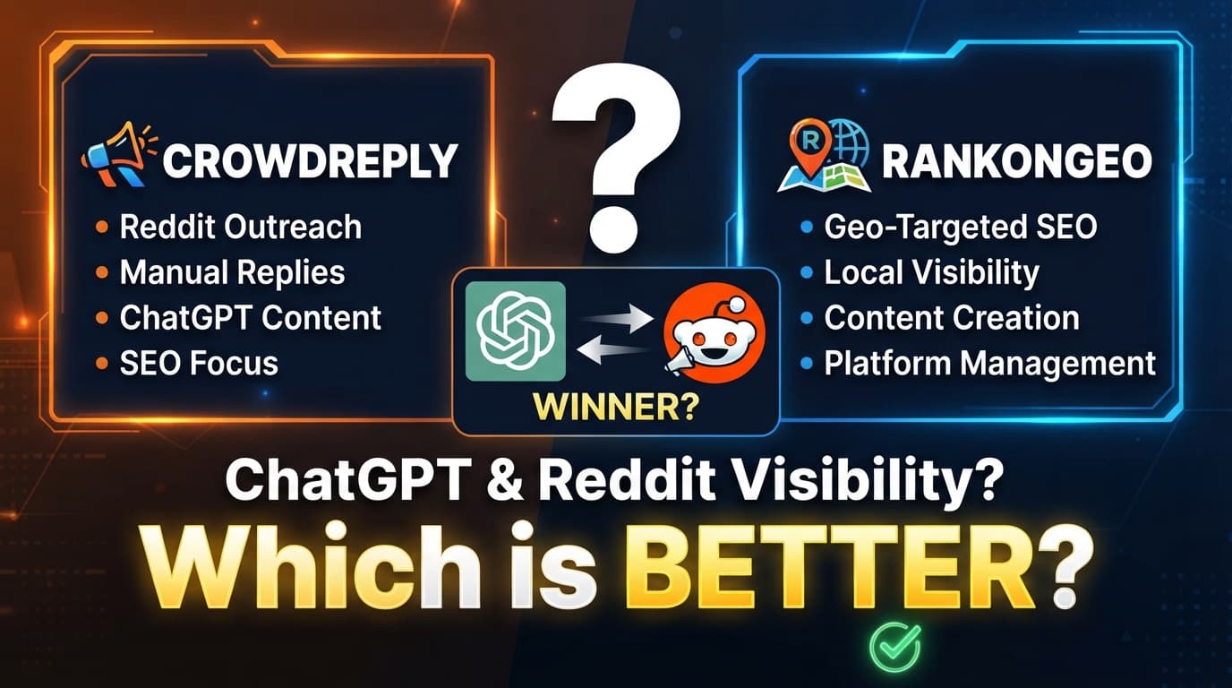 Crowdreply vs RankOnGeo: Which One Do You Actually Need?